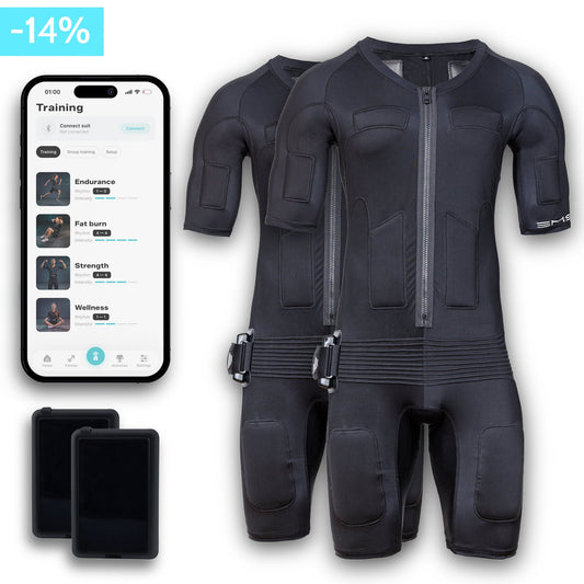 Friends-Package 2x EMS Suit Unisex + 2x Control Box - EMS PRO ONE SPORTS TRADING L.L.C